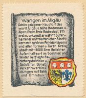 Wappen von Wangen im Allgäu/Arms (crest) of Wangen im Allgäu