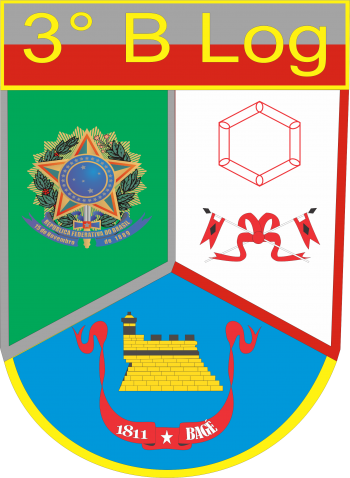 Coat of arms (crest) of the 3rd Logistics Battalion, Brazilian Army