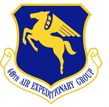 Coat of arms (crest) of the 449th Air Expeditionary Group, US Air Force