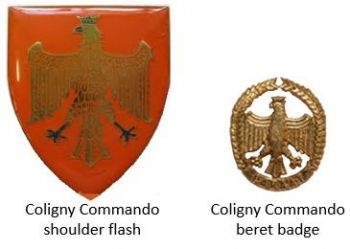 Coat of arms (crest) of Coligny Commando, South African Army