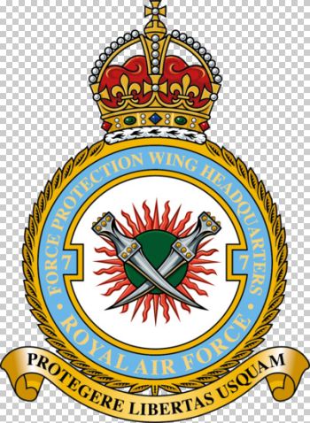 Coat of arms (crest) of No 7 Force Protection Wing, Royal Air Force