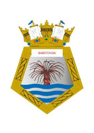 Coat of arms (crest) of the Patrol Ship Babitonga, Brazilian Navy