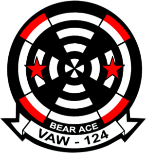 Carrier Airborne Early Warning Squadron (VAW) - 124 Bear Aces, US Navy.png