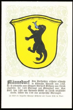 Wappen von/Blason de Männedorf