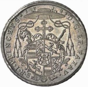 Arms (crest) of Johann Philipp von Lamberg