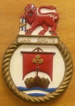 Coat of arms (crest) of the SAS Jan Smuts, South African Navy