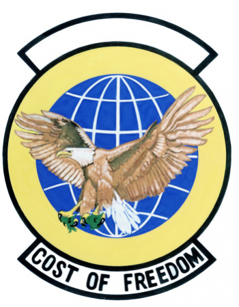 Coat of arms (crest) of the 20th Comptroller Squadron, US Air Force