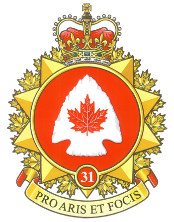 Coat of arms (crest) of the 31 Canadian Brigade Group, Canadian Army