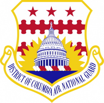 Coat of arms (crest) of the District of Columbia Air National Guard, US