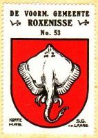 Wapen van Roxenisse/Arms (crest) of Roxenisse