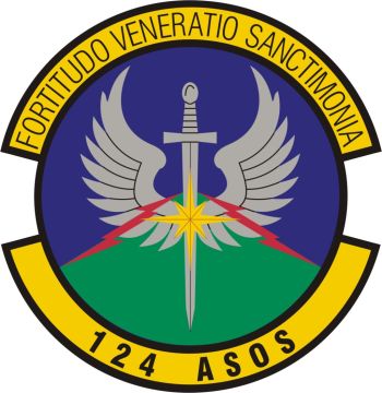 Coat of arms (crest) of the 124th Air Support Operations Squadron, Idaho Air National Gaurd
