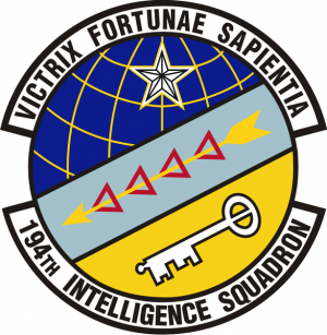 194th Intelligence Squadron, US Air Force.png