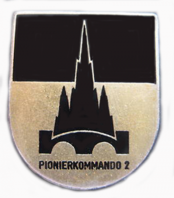 Coat of arms (crest) of the Corps Pioneer Command II, German Army