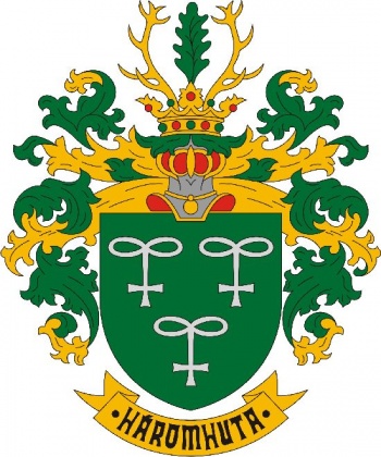 Háromhuta (címer, arms)