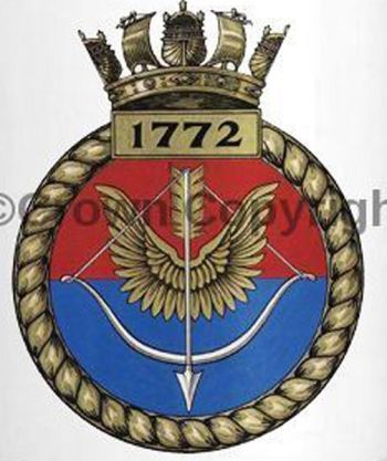 Coat of arms (crest) of the No 1772 Squadron, FAA
