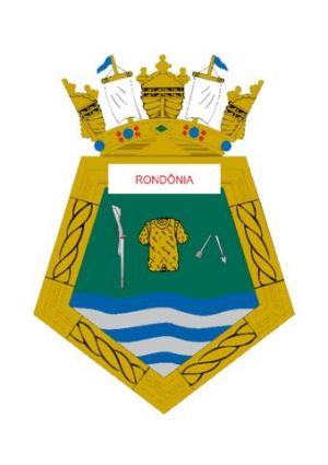 Coat of arms (crest) of the River Patrol Ship Rondônia, Brazilian Navy