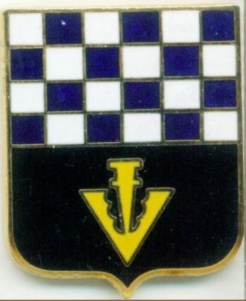 Coat of arms (crest) of the 100th Tank Destroyer Battalion, US Army