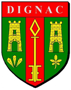 Blason de Dignac/Arms (crest) of Dignac