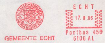 Wapen van Echt/Coat of arms (crest) of Echt