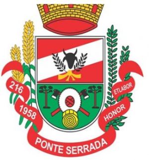 Brasão de Ponte Serrada/Arms (crest) of Ponte Serrada