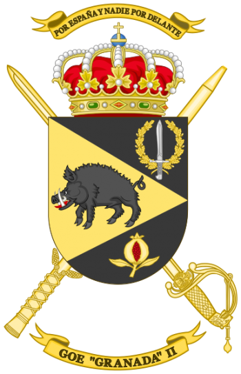 Coat of arms (crest) of the Special Operations Group Granada II, Spanish Army