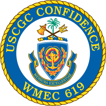 Coat of arms (crest) of the USCGC Confidence (WMEC-619)
