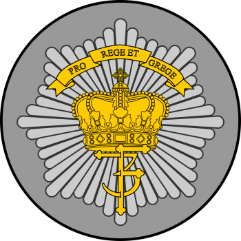 Emblem (crest) of the VI Battalion, The Royal Life Guards, Danish Army