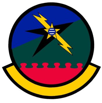 Coat of arms (crest) of the 712th Air Support Operations Squadron, US Air Force
