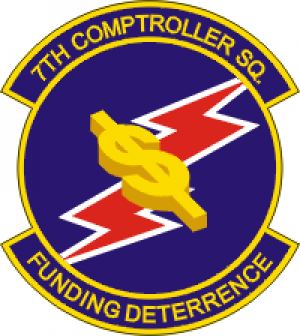 7th Comptroller Squadron, US Air Force.png