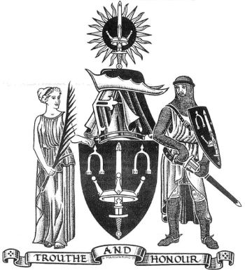 Arms (crest) of Imperial Society of Knights Bachelor
