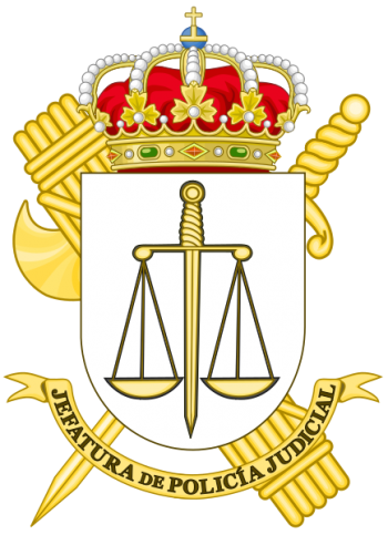 Coat of arms (crest) of Judiciary Police Service, Guardia Civil