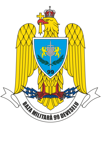 Coat of arms (crest) of the 99th Military Base Deveselu, Romanian Air Force