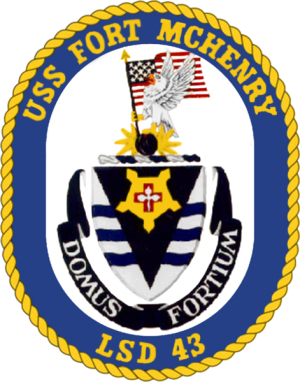 Dock Landing Ship USS Fort McHenry (LSD-43).png