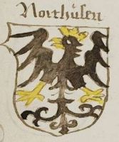 Wappen von Nordhausen/Arms of NordhausenThe arms in a manuscript from 1514