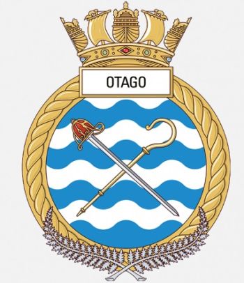 Coat of arms (crest) of the Offshore Patrol Ship HMNZS Otago (P148), RNZN