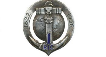 Blason de 1st Colonial Infantry Regiment, French Army/Arms (crest) of 1st Colonial Infantry Regiment, French Army