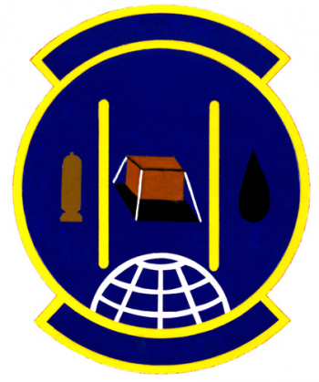 Coat of arms (crest) of the 435th Supply Squadron, US Air Force