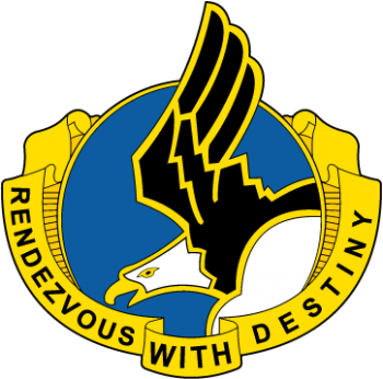 Coat of arms (crest) of 101st Airborne Division Screaming Eagles, US Army
