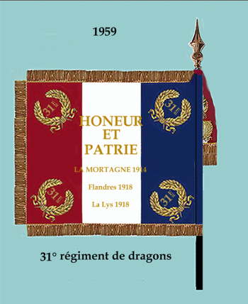 Arms of 31st Dragoons Regiment, French Army