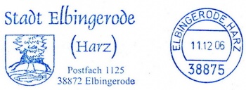 Wappen von Elbingerode (Harz)