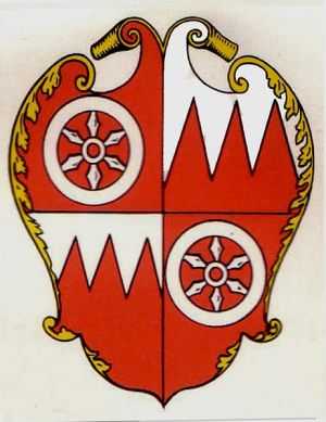 Arms of Sebastian von Heusenstamm