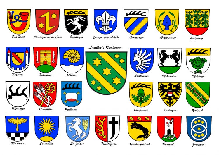 Wappen von Reutlingen (Coat of arms (crest) of Reutlingen)