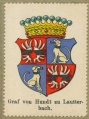 Wappen Graf von Hundt zu Lautterbach