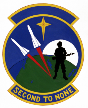 Coat of arms (crest) of the 322nd Missile Security Squadron, US Air Force