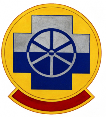 Coat of arms (crest) of the 652nd USAF Contingency Hospital, US Air Force