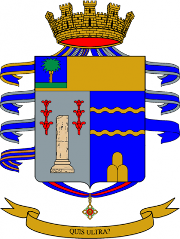 Coat of arms (crest) of 11th Bersaglieri Regiment, Italian Army