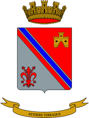 Coat of arms (crest) of the Headquarters and Signals Unit Friuli, Italian Army