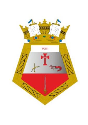 Coat of arms (crest) of the Patrol Ship Poti, Brazilian Navy