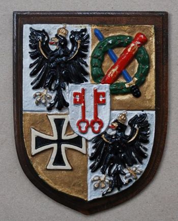 Blason de Heavy Cruiser Blücher, Kriegsmarine/Arms (crest) of Heavy Cruiser Blücher, Kriegsmarine