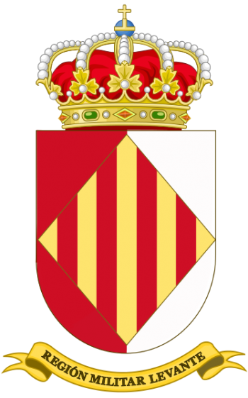 Coat of arms (crest) of the Levante Military Region, Spanish Army
